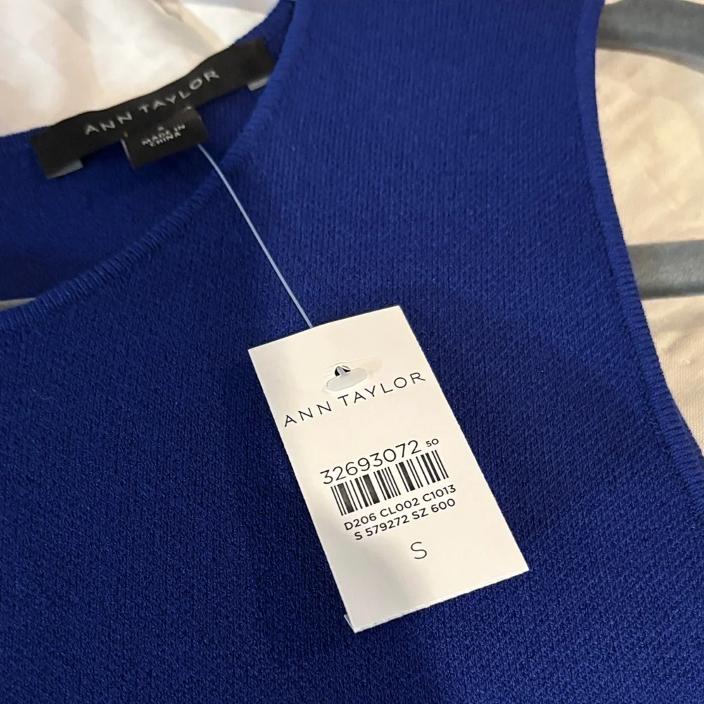 Ann Taylor Royal Blue Tank Top - Picture 3 of 6
